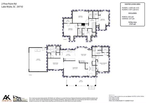 Floorplan - 2 Pine Point Rd, Lake Wylie, SC 29710 photo 1 of 1