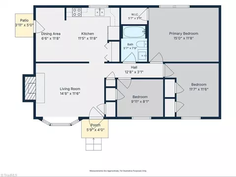 Floorplan - 11526 Us Highway 421, Purlear, NC 28665 photo 1 of 1