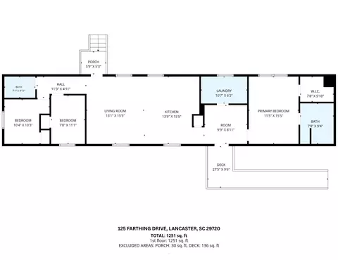 Floorplan - Farthing Drive, Lancaster, SC 29720 photo 1 of 1