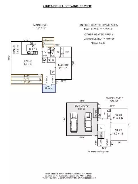 Floorplan - 2 Duya Ct, Brevard, NC 28712 photo 1 of 1