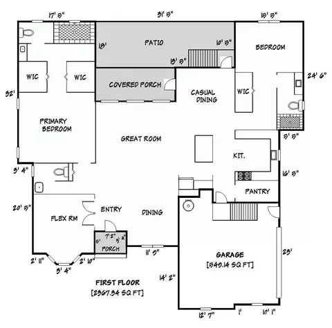 Floorplan - 3242 Cornwell Dr, Morganton, NC 28655 photo 1 of 1