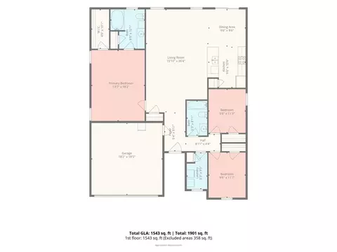 Floorplan - 809 Gunnar Dr, Gastonia, NC 28054 photo 1 of 1
