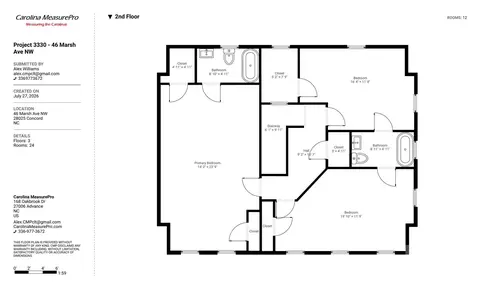 Floorplan - 46 NW Marsh Nw Ave NW, Concord, NC 28025 photo 2 of 3