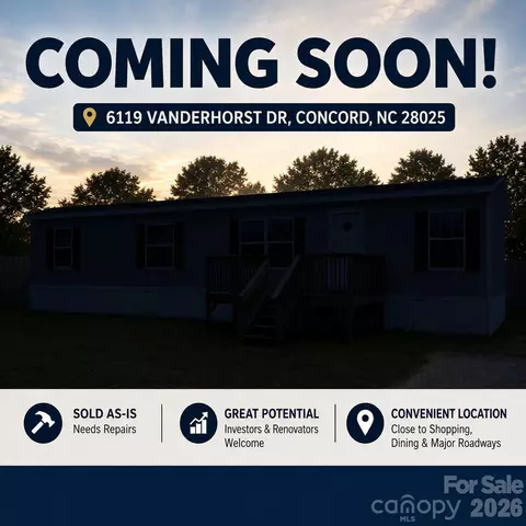 6119 Vanderhorst Dr, Concord, NC 28025