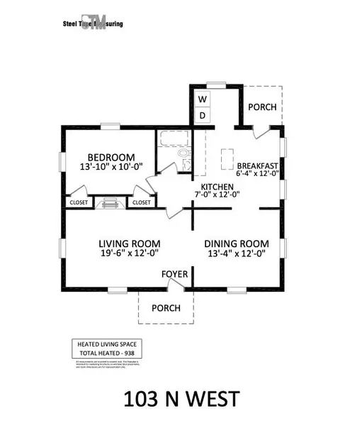 Floorplan - 103 N West St, Monroe, NC 28112 photo 1 of 1