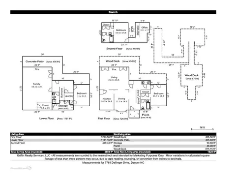 Floorplan - 7769 Dellinger Rd, Denver, NC 28037 photo 1 of 1