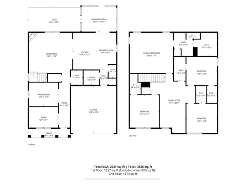 Floorplan - 10730 Tuff Ln, Davidson, NC 28036 photo 3 of 3