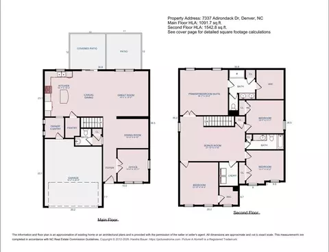 Floorplan - 7337 Adirondack Dr, Denver, NC 28037 photo 1 of 1