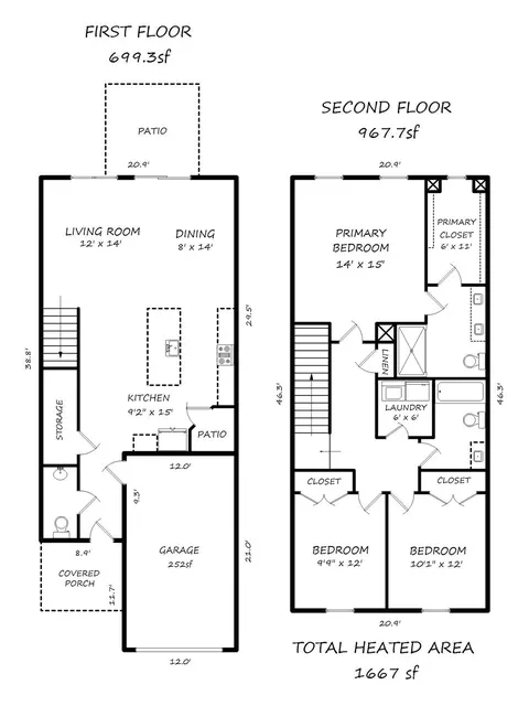 Floorplan - 759 Kitfox Nw Dr NW, Concord, NC 28027 photo 1 of 1