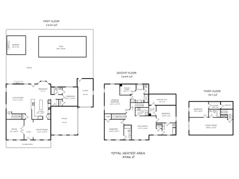 Floorplan - 2071 Feldspar Dr, Davidson, NC 28036 photo 1 of 1