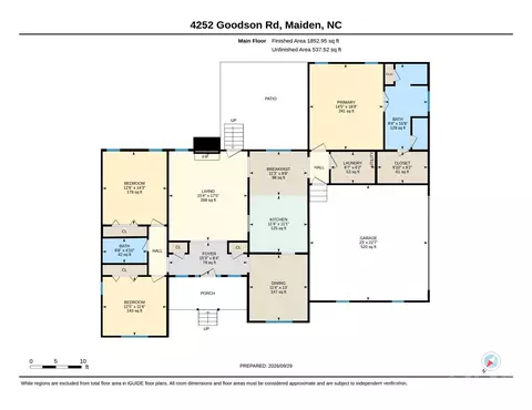 Floorplan - 4252 Goodson Rd, Maiden, NC 28650 photo 1 of 1