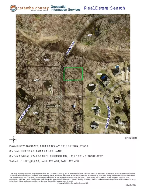 1384 Fairway Dr, Newton, NC 28213