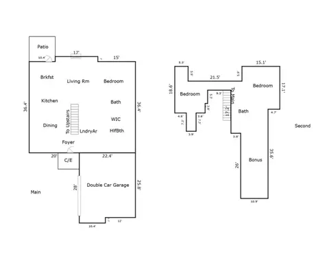 Floorplan - 149 42nd Avenue Nw Dr NW, Hickory, NC 28601 photo 1 of 1