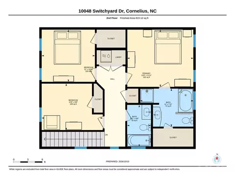 Floorplan - 10048 Switchyard Dr, Cornelius, NC 28031 photo 2 of 4