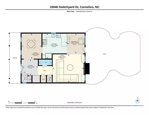 Floorplan - 10048 Switchyard Dr, Cornelius, NC 28031 photo 3 of 4