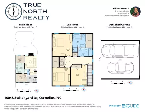 Floorplan - 10048 Switchyard Dr, Cornelius, NC 28031 photo 1 of 4