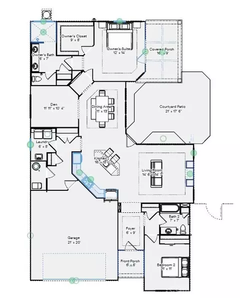 Floorplan - 2014 Grassy Path, Stallings, NC 28104 photo 1 of 1