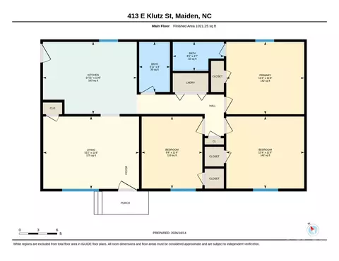 Floorplan - 413 E Klutz St, Maiden, NC 28650 photo 1 of 1