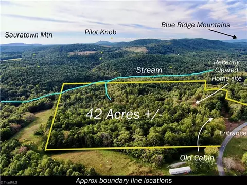 00 Pedigo Ridge Rd #41.61 ACRES, Claudville, VA 24076