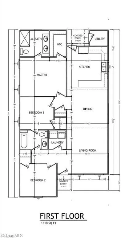 Floorplan - 701 Commerce Ave, High Point, NC 27260 photo 1 of 1