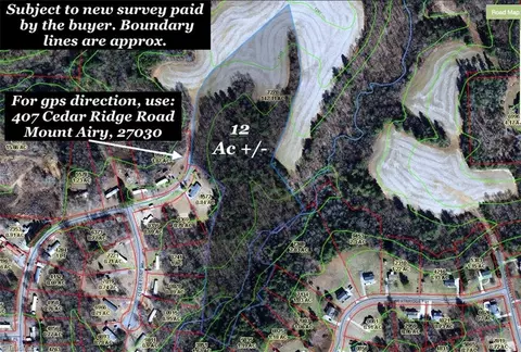12 Ac Cedar Ridge Rd, Mount Airy, NC 27030