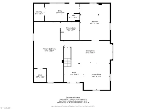 Floorplan - 1801 Flatrock St, Winston Salem, NC 27107 photo 2 of 2