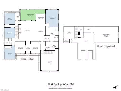 Floorplan - 2191 Spring Wind Rd, Pfafftown, NC 27040 photo 1 of 2