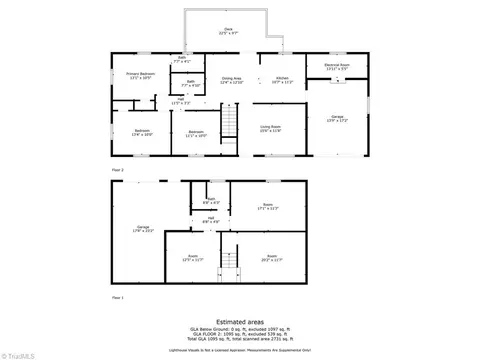 Floorplan - 4061 Kennedy Ct, Trinity, NC 27370 photo 2 of 2