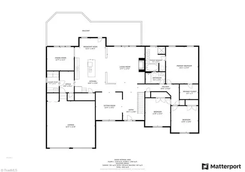 Floorplan - 7222 Tanner Ct, Trinity, NC 27370 photo 2 of 2