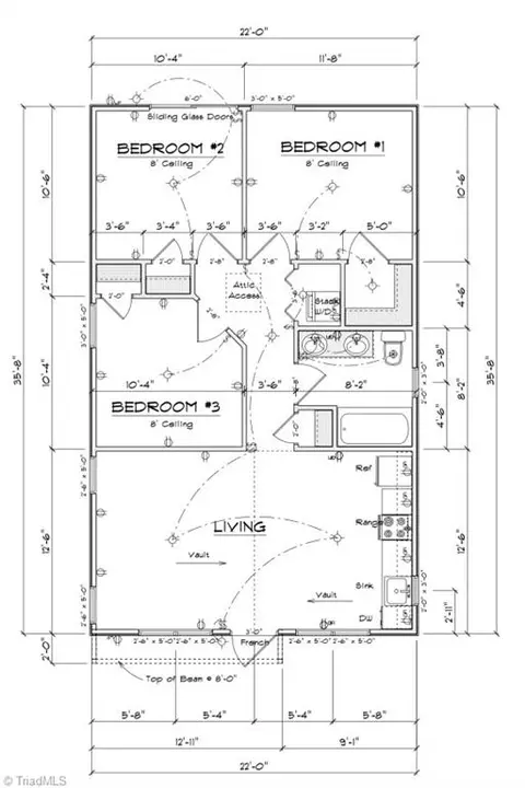 Floorplan - 806 Pinecroft St, High Point, NC 27260 photo 1 of 1