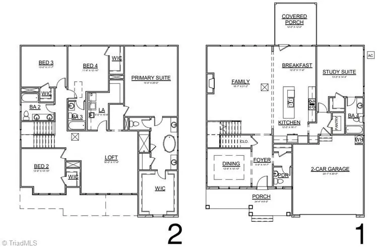 Floorplan - 6756 Honeycutt Reserve Dr, Oak Ridge, NC 27310 photo 1 of 1