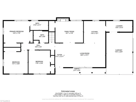 Floorplan - 213 Greystone Dr, King, NC 27021 photo 1 of 3