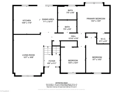 Floorplan - 133 Walter Ln, King, NC 27021 photo 1 of 3
