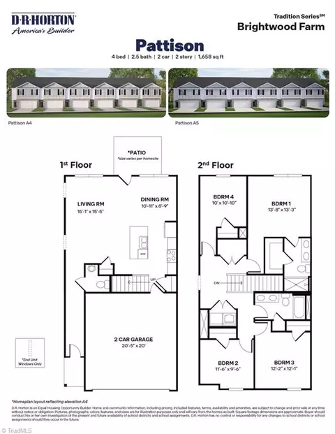 Floorplan - 7063 Eclipse Trl, Whitsett, NC 27377 photo 1 of 1
