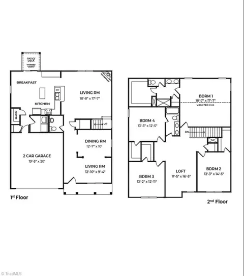 Floorplan - 6822 Bellawood Dr, Trinity, NC 27370 photo 1 of 1