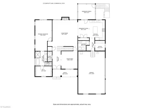 Floorplan - 2712 Bartlett Ln, Clemmons, NC 27012 photo 1 of 3