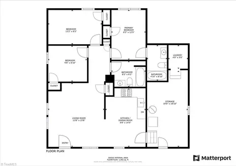 Floorplan - 414 Cedar St, High Point, NC 27260 photo 1 of 1