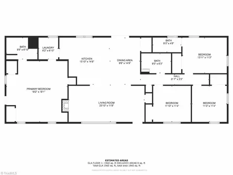 Floorplan - 603 Impala Ave, High Point, NC 27265 photo 1 of 1