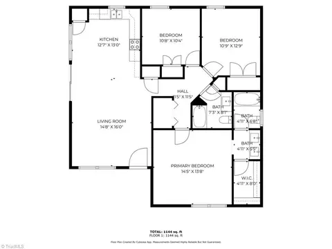 Floorplan - 603 Hickory St, Dobson, NC 27017 photo 1 of 1