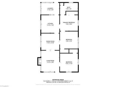 Floorplan - 313 King St E, King, NC 27021 photo 1 of 1