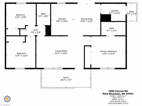 1600 Carson Rd, Pilot Mountain, NC 27041 photo 2