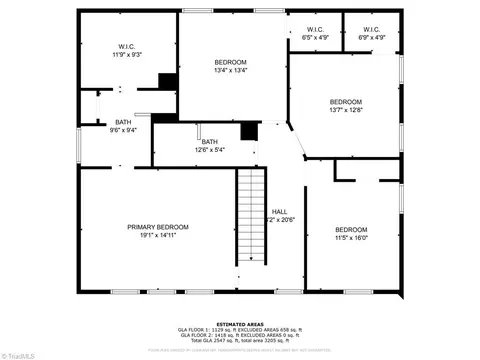 Floorplan - 6212 Hampton Chase Dr, Clemmons, NC 27012 photo 2 of 3