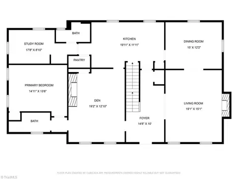 Floorplan - 815 Hillcrest Dr, High Point, NC 27262 photo 1 of 3