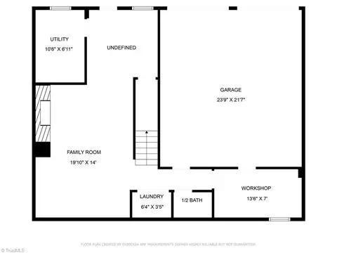 Floorplan - 815 Hillcrest Dr, High Point, NC 27262 photo 3 of 3