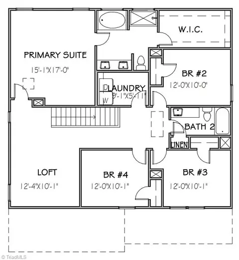 Floorplan - 5417 Rock Valley Dr, Trinity, NC 27370 photo 2 of 2
