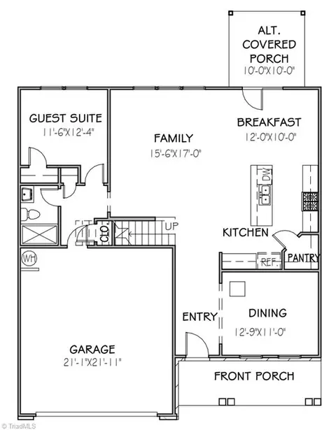 Floorplan - 5417 Rock Valley Dr, Trinity, NC 27370 photo 1 of 2