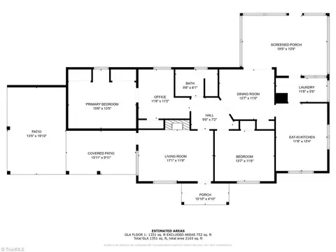 Floorplan - 900 Friendly Rd, Eden, NC 27288 photo 1 of 1
