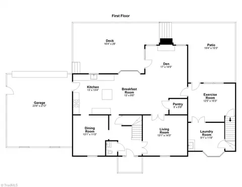 Floorplan - 1509 Heathcliff Rd, High Point, NC 27262 photo 1 of 2