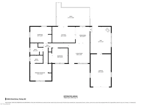 Floorplan - 5383 Chet Dr, Trinity, NC 27370 photo 1 of 1