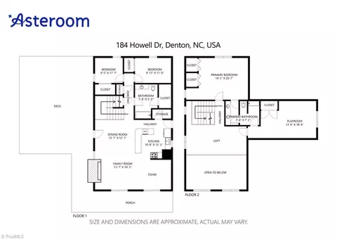Floorplan - 184 Howell Dr, Denton, NC 27239 photo 1 of 1